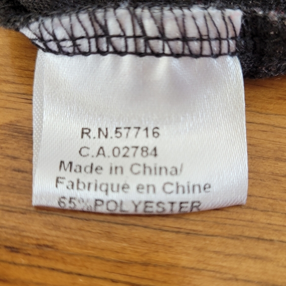 Papillon black a grey ruffle dress size medium - Picture 8 of 9